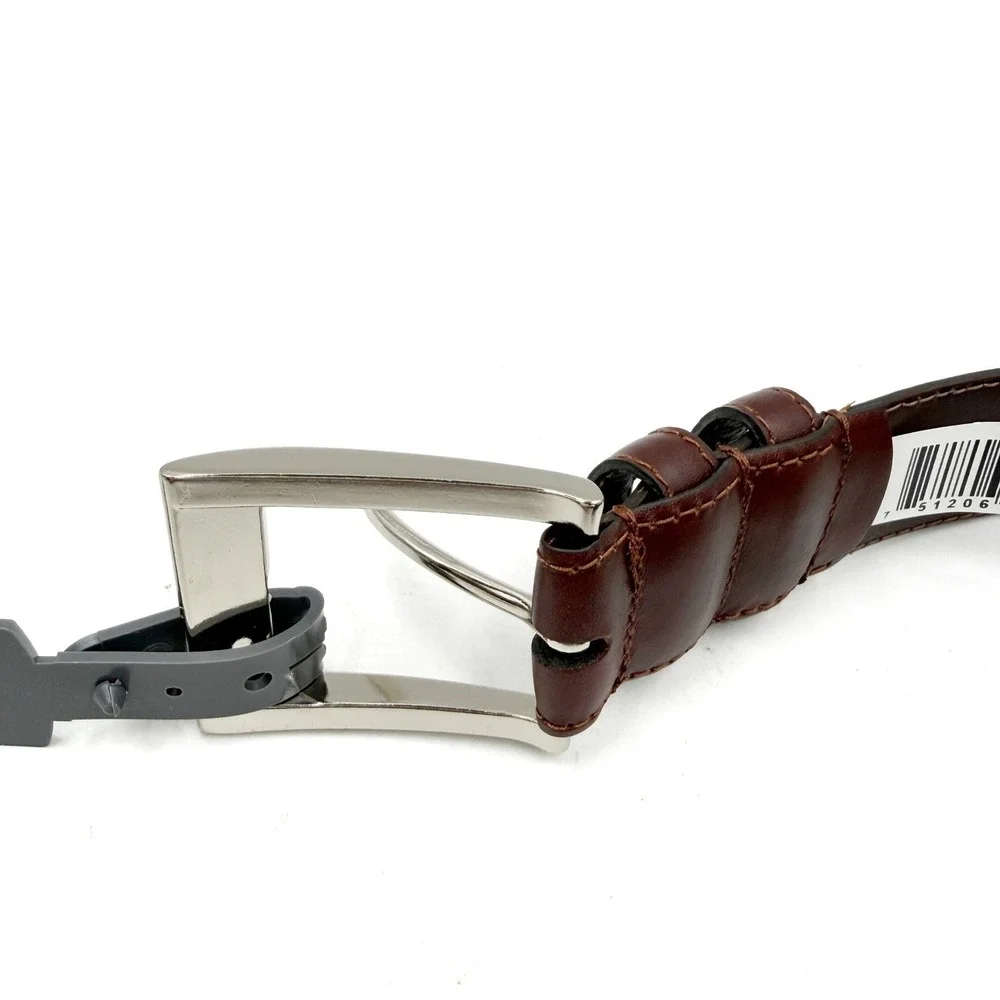 Allen Edmonds Wide Basic Leather Belt Chili Brown Italian Calfskin Mens Sz 30